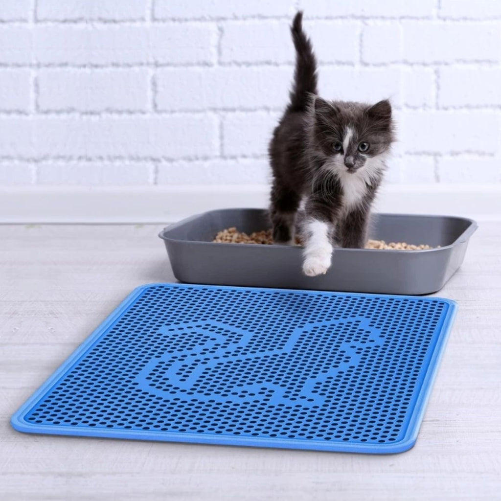 Tapete Higiênico Coletor de Areia para Gatos – Limpeza e Conforto