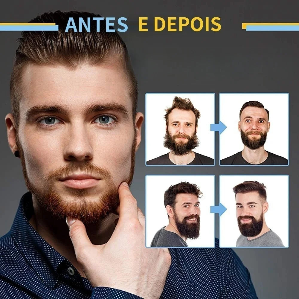 Chapinha Modelador E Alisador De Cabelo E Barba Masculino