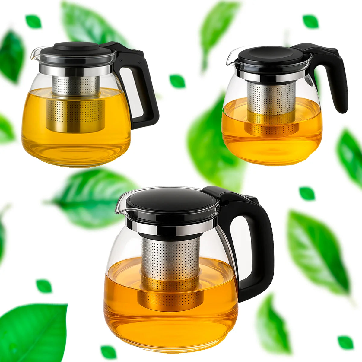 Chaleira de Vidro com Infusor Removível – Praticidade e Sabor em Cada Xícara