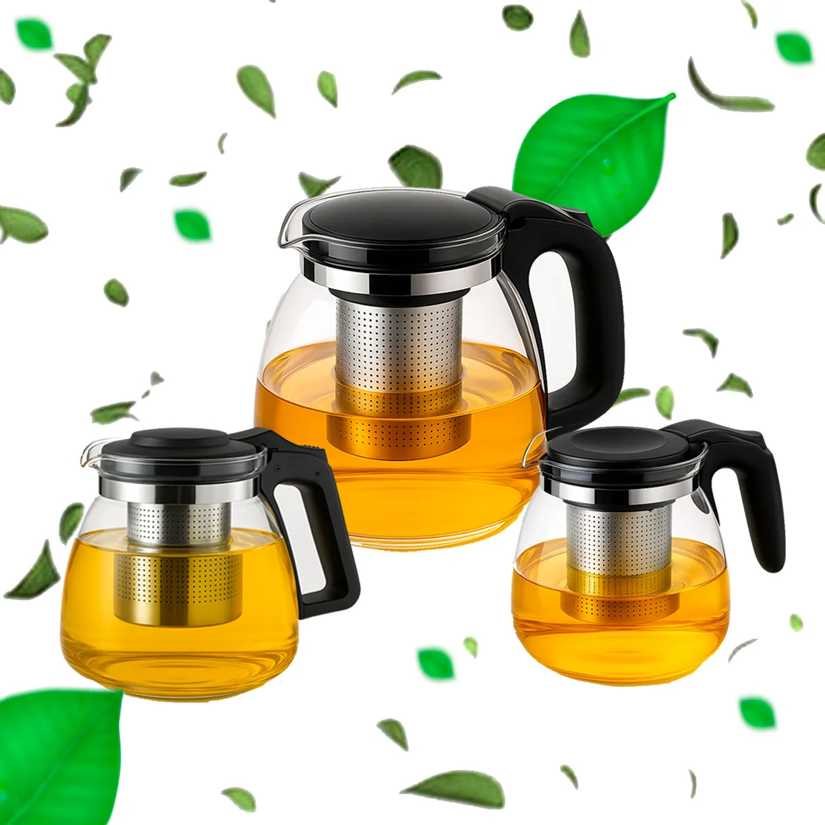 Chaleira de Vidro com Infusor Removível – Praticidade e Sabor em Cada Xícara