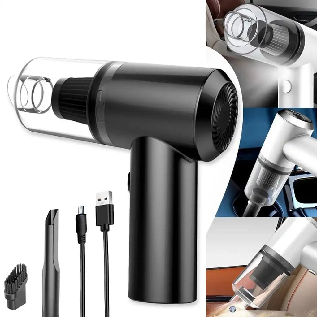 Mini Aspirador de Pó USB Portátil Premium – Para Carro e Casa
