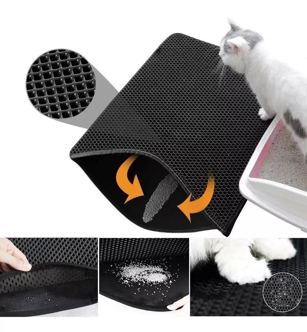Tapete Higiênico Coletor de Areia para Gatos – Limpeza e Conforto