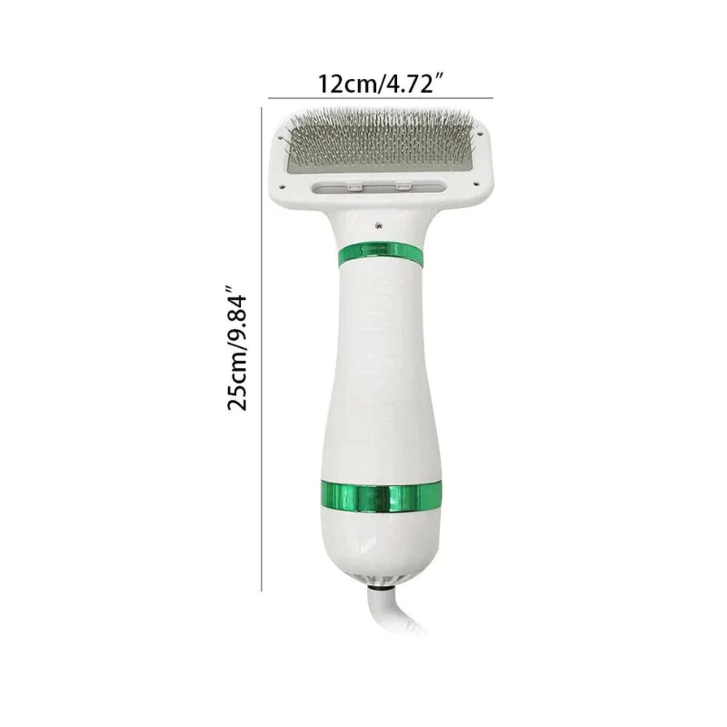 Secador Pet 2 em 1: Seca, Remove Pelos Soltos e Desembaraça
