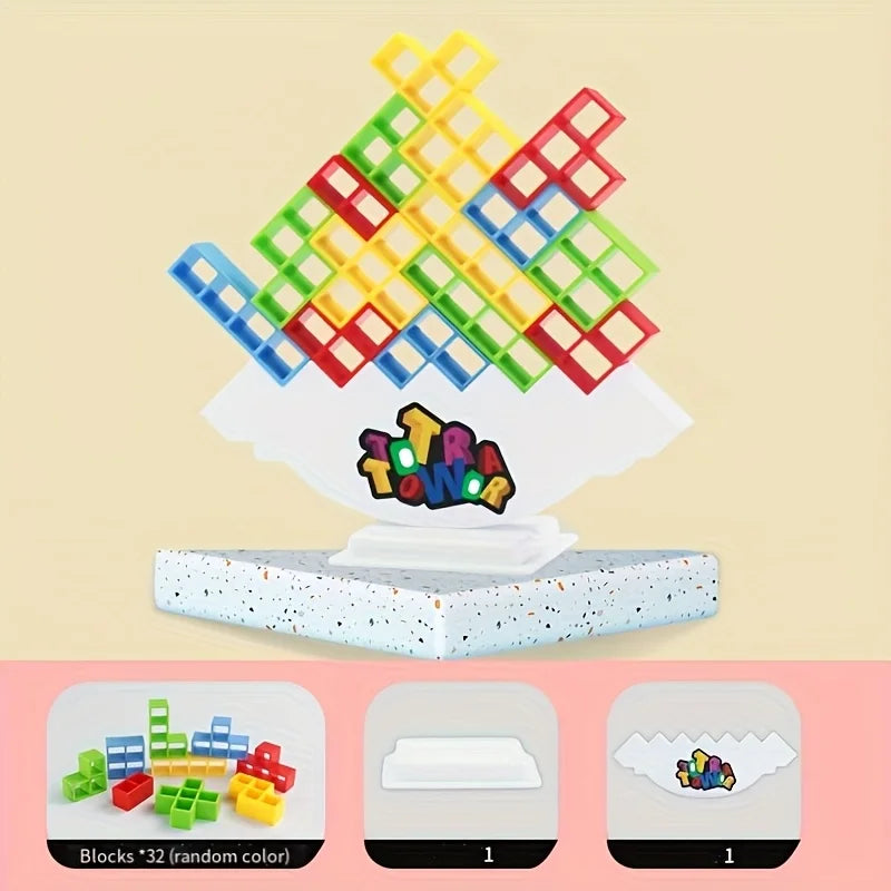 Jogo de Blocos de Empilhamento – Diversão e Equilíbrio para Toda a Família