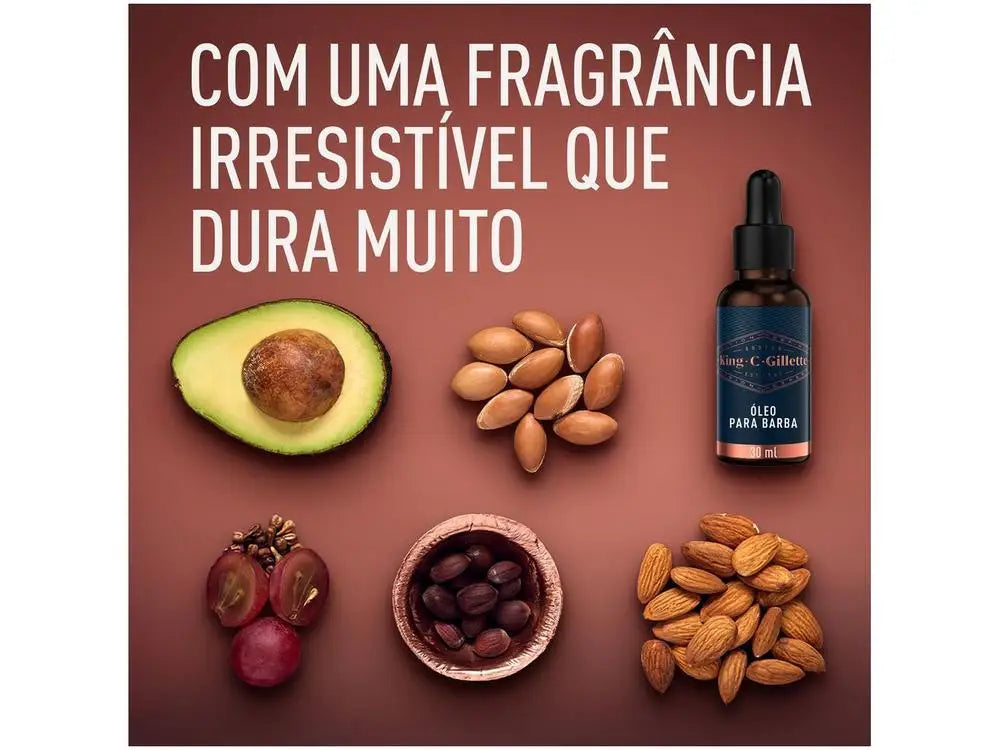 Óleo para Barba Gillette King C 30ml