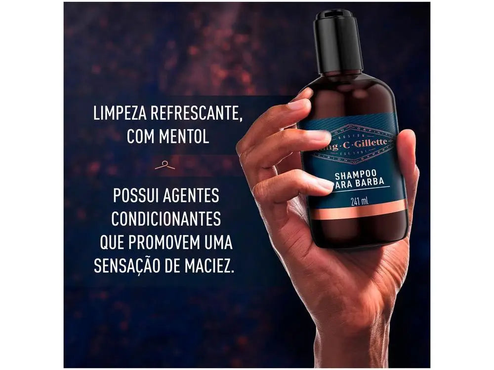 Shampoo para Barba Gillette King C 241ml
