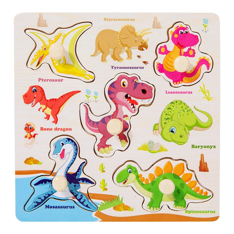 Quebra-Cabeças Montessori em Madeira – Aprendizagem Divertida