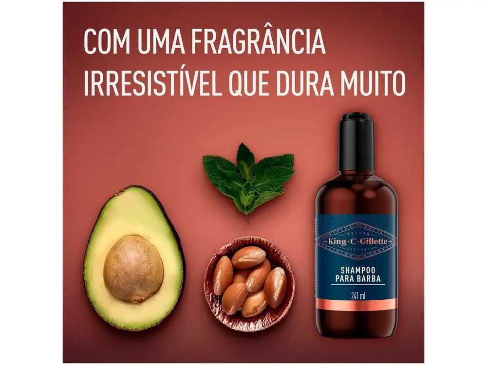 Shampoo para Barba Gillette King C 241ml