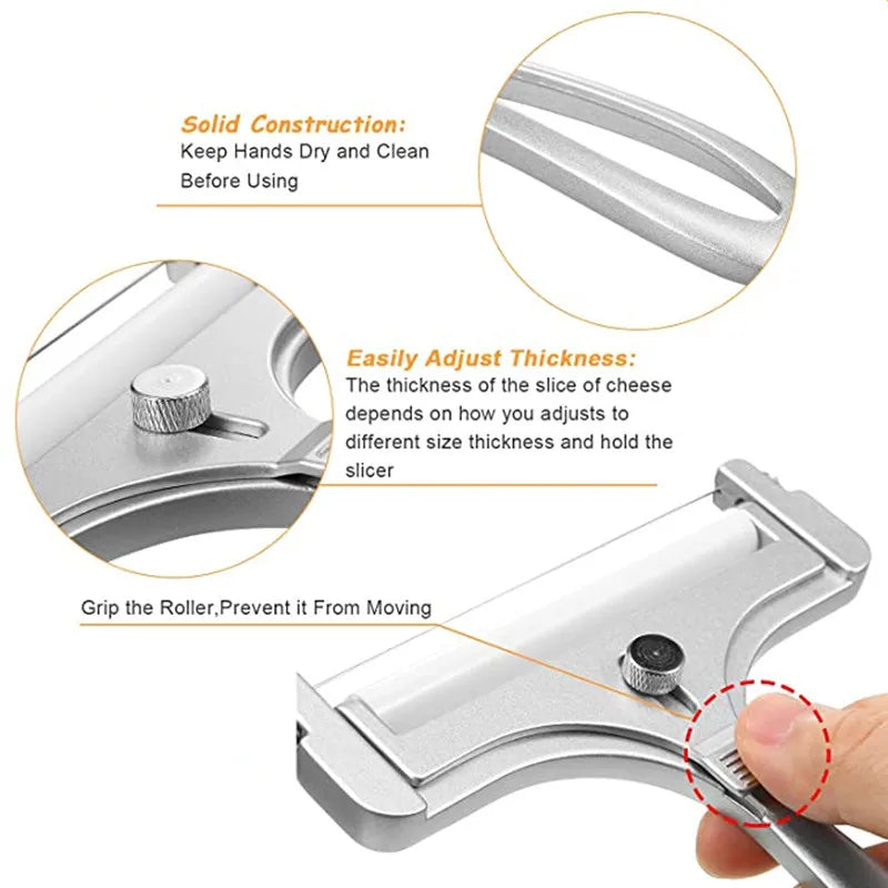 Fatiador de Queijo com Espessura Ajustável