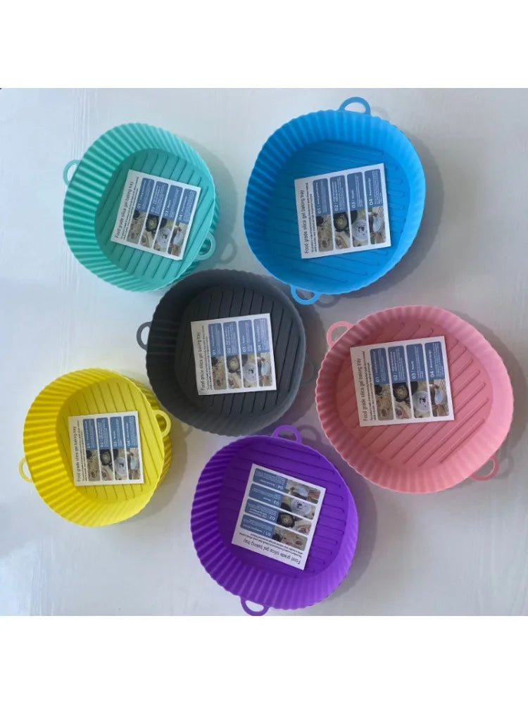 Cesto de Silicone para Air Fryer – Redondo ou Quadrado