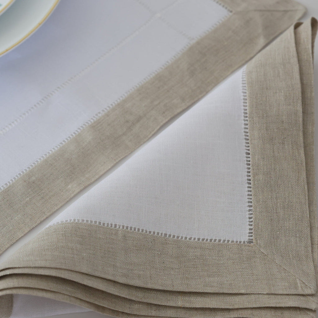 Jogo Americano com Guardanapo - Puro linho duplo