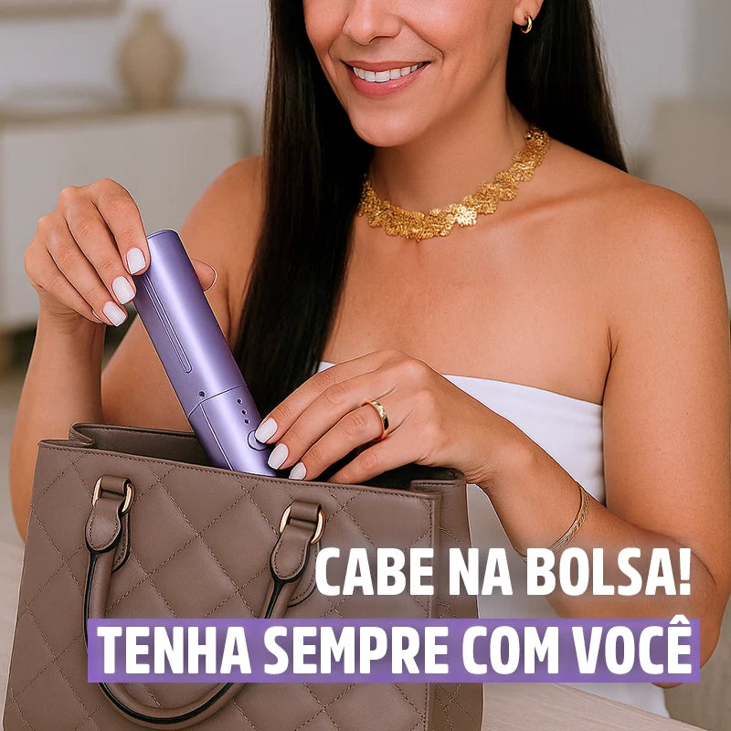 Pente Alisador de Cabelo 5 em 1 Sem Fio